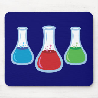 Science Flasks Mouse Pad