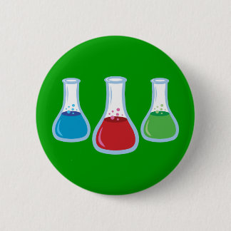 Science Flasks Pinback Button
