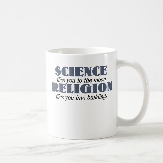 Science flies you to the moon coffee mug (Right)