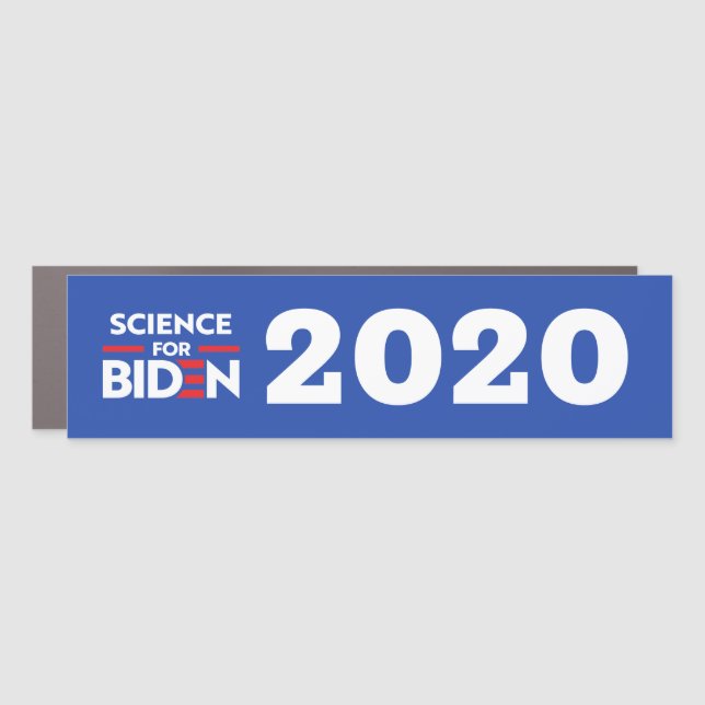 SCIENCE FOR JOE BIDEN CAR MAGNET (Front)