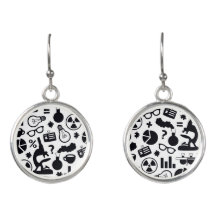 Science for Scientist Pattern (Black and White)