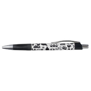 Science for Scientist Pattern (Black and White) Pen