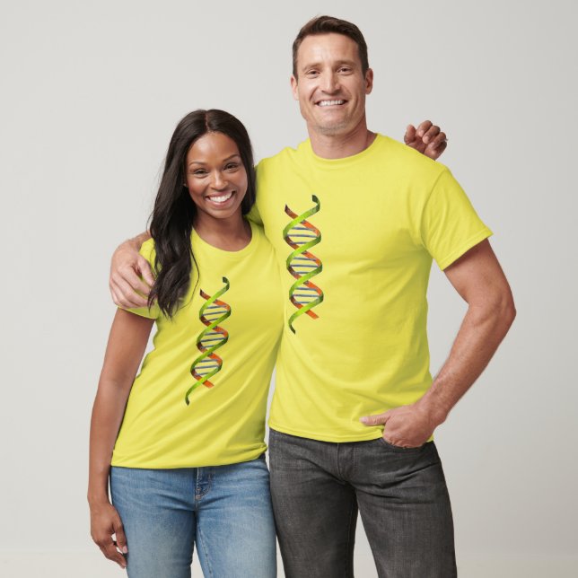 science geek dna sequence graphic t-shirt design (Unisex)