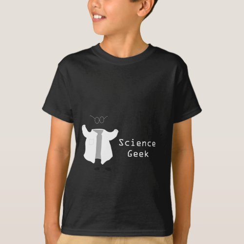 Science Geek Invisible Man Lab Coat With Glasses T_Shirt