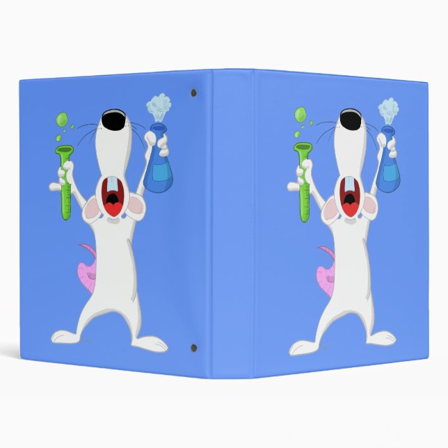 Science Geek Lab Rat Binder (Background)