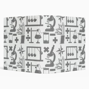 Science Geek Nerd Pattern Binder