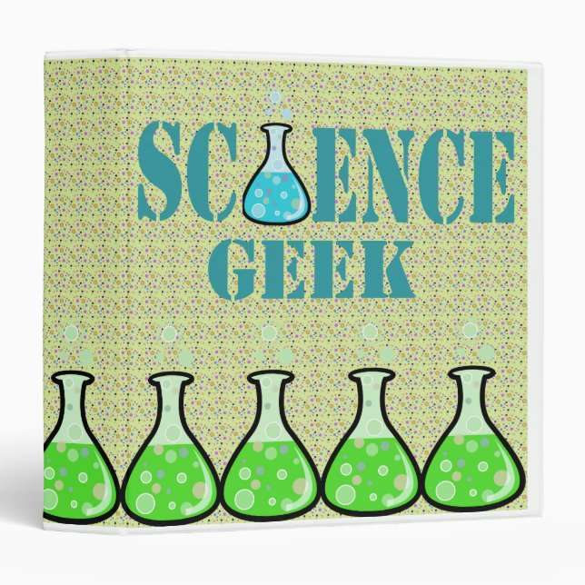 science geek notebook binder (Front/Spine)