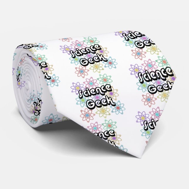 Science Geek Tie (Rolled)