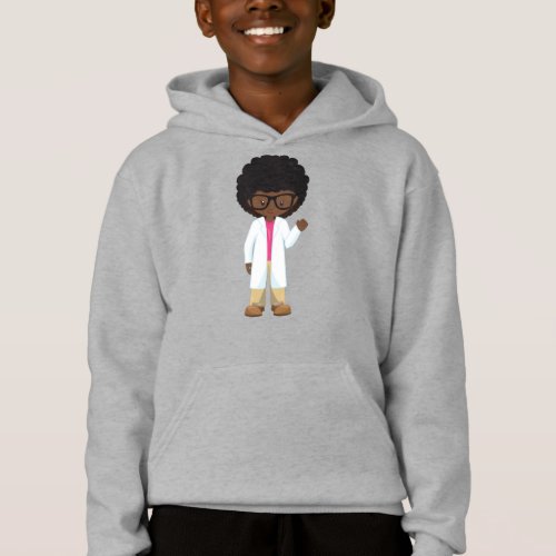 Science Girl African American Girl Scientist Hoodie