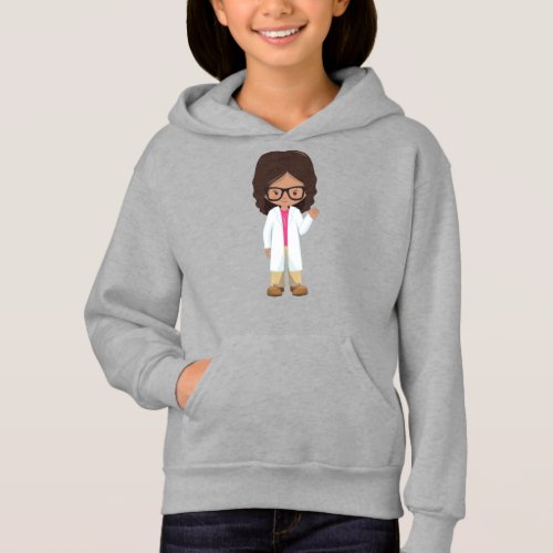 Science Girl Latina Girl Cute Girl Scientist Hoodie