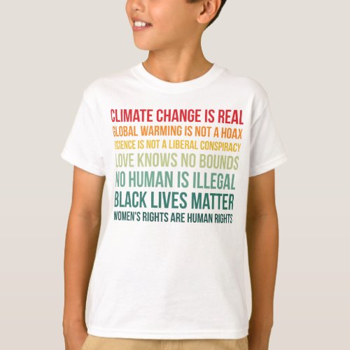 Science Global Warming Climate Change Is Real T_Shirt