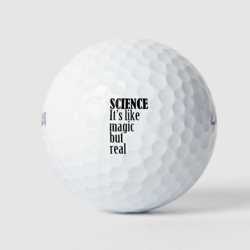 Science Golf Balls