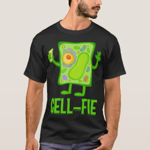 Science Graphic Cell Fie Selfie Biology Teacher N T-Shirt