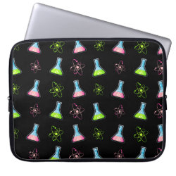 Science Green Pink Flask Laptop Sleeve