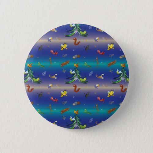 Science, Insect Bug Lover Christmas Tree Button