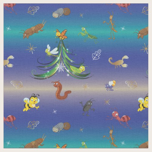 Science, Insect Bug Lover Christmas Tree Fabric