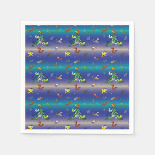 Science, Insect Bug Lover Christmas Tree Napkins