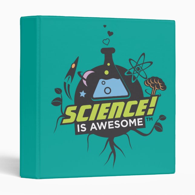Science Is Awesome 3 Ring Binder (Front/Spine)