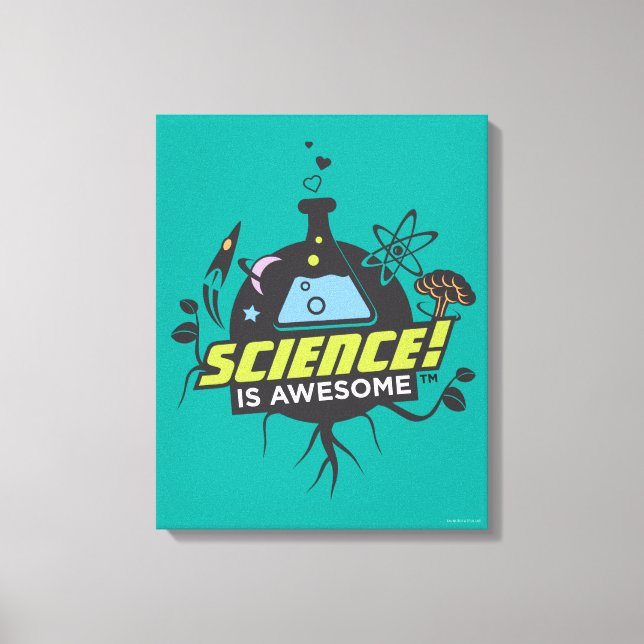Science Is Awesome Canvas Print (Front)