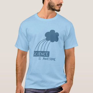 Science Is Awesome (steel blue) T-Shirt