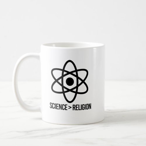Science is greater than Religion Coffee Mug