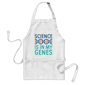 Science Is In My Genes Adult Apron