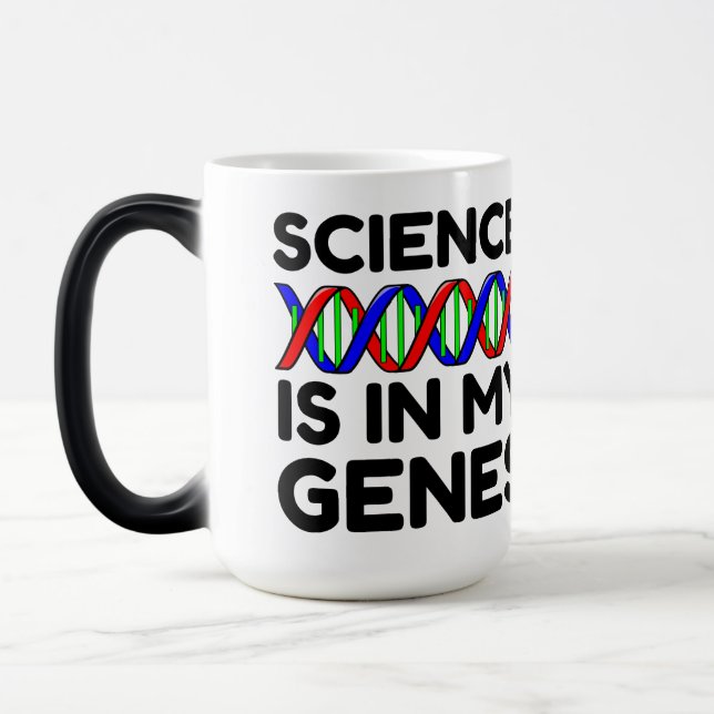 Science Is In My Genes Color Morph Mug (Left)