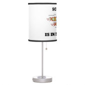 Science Is In My Genes Genetics DNA Humor Table Lamp (Left)