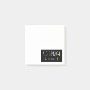 Science is life post-it notes