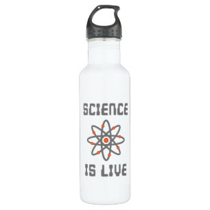 Science is life stainless steel water bottle