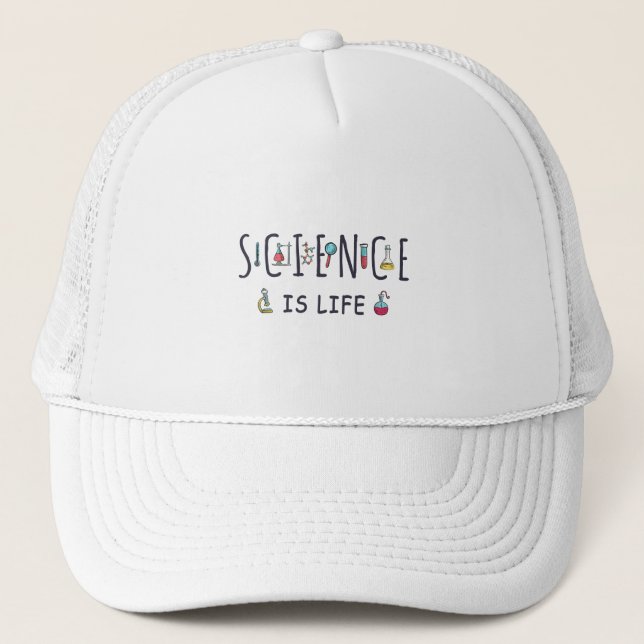 Science is life trucker hat (Front)