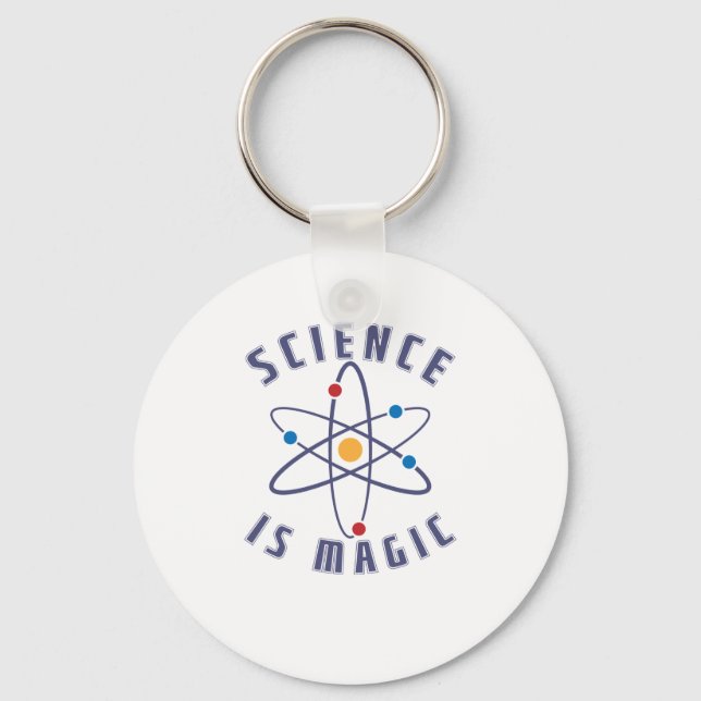 Science Is Magic Nerd Keychain (Front)