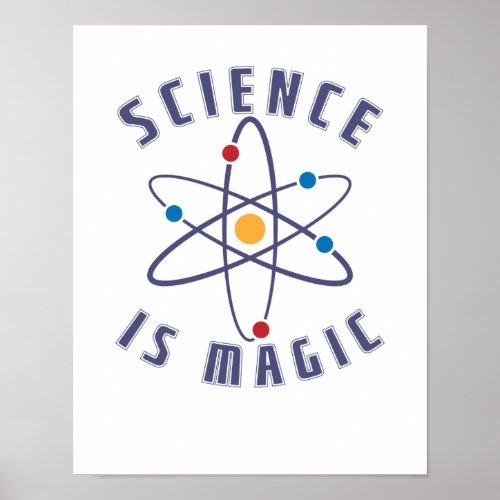 Science Is Magic Nerd Poster