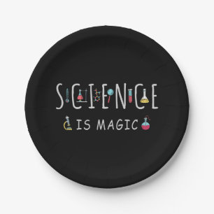 Science is magic paper plates