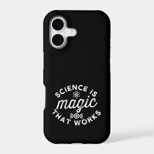 SCIENCE IS MAGIC THAT WORKS IPHONE CASE (Back)