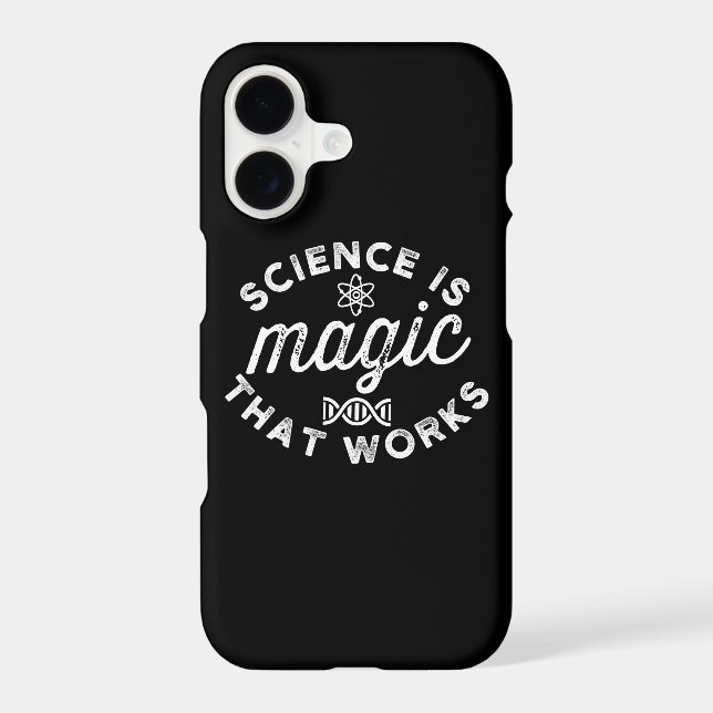 SCIENCE IS MAGIC THAT WORKS IPHONE CASE (Back)