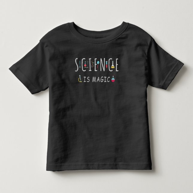Science is magic toddler t-shirt (Front)