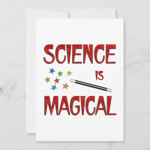 Science is Magical Personalized Invite