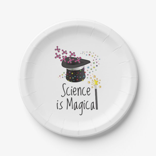 Science is Magical Paper Plates (Front)