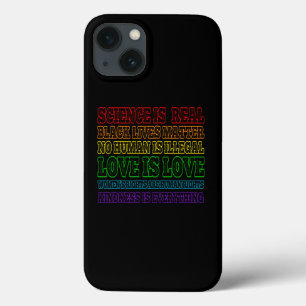Science is Real Black Lives Matter iPhone 13 Case