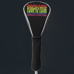 Science Is Real Black Lives Matter LGBT Pride  Golf Head Cover<br><div class="desc">Science Is Real Black Lives Matter LGBT Pride</div>