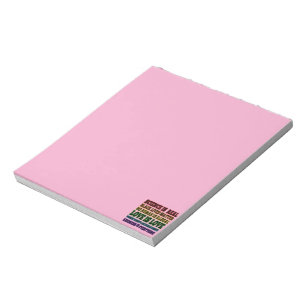 Science is Real Black Lives Matter Notepad