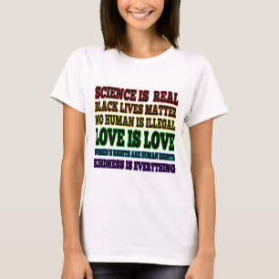 Science is Real Black Lives Matter T-Shirt