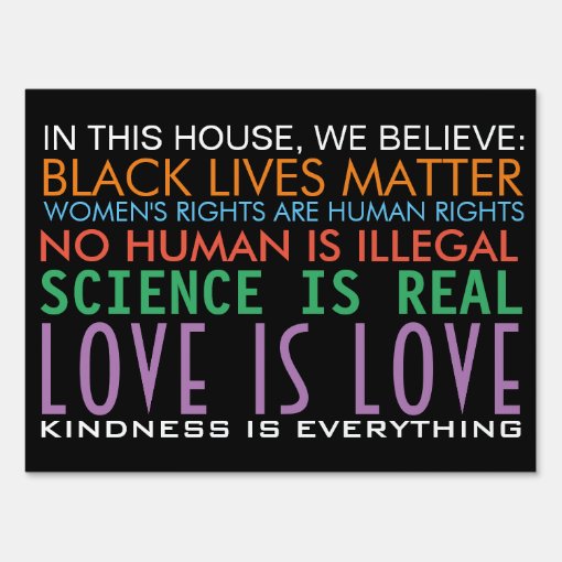 Science Is Real Yard Sign Zazzle