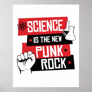 SCIENCE IS THE NEW PUNK ROCK POSTER