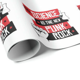 SCIENCE IS THE NEW PUNK ROCK WRAPPING PAPER