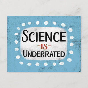Science Is Underrated Postcard
