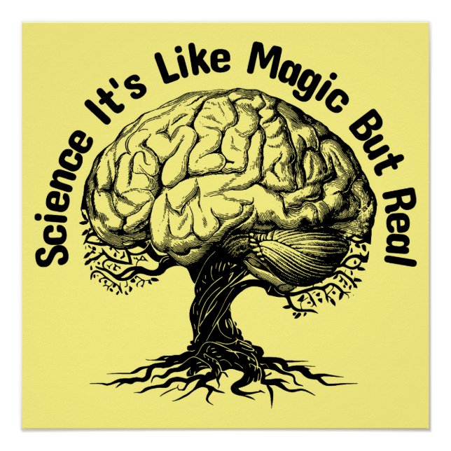 science it's like magic but real poster (Front)