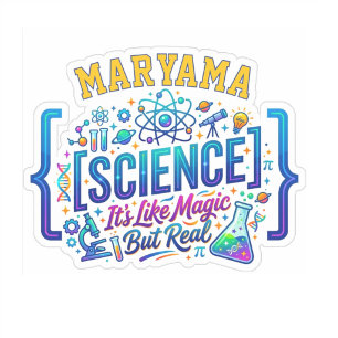 Science It's Like Magic But Real   Teacher Name Sticker