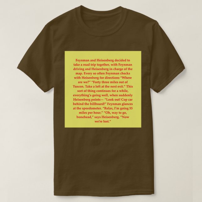 Science Joke 1 T-Shirt (Design Front)